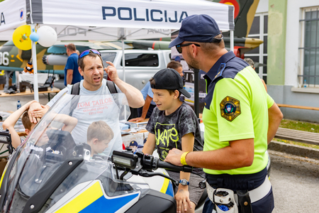Statična predstavitev Policije 6, foto Simon Avsec